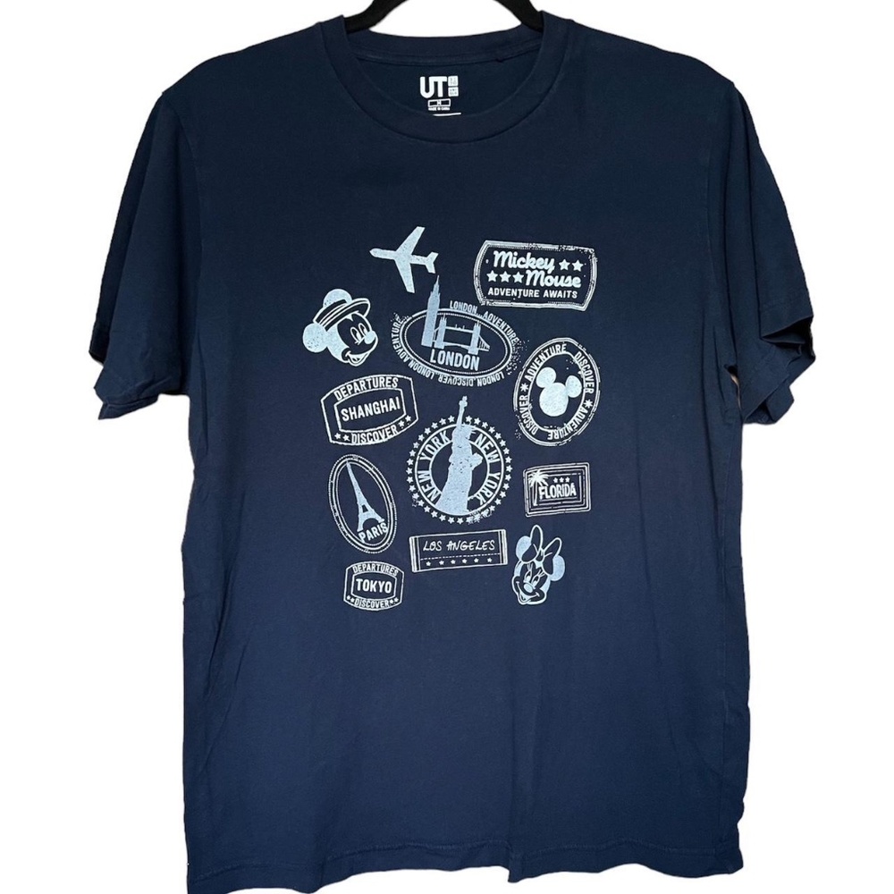 Uniqlo Mickey Mouse navy t-shirt